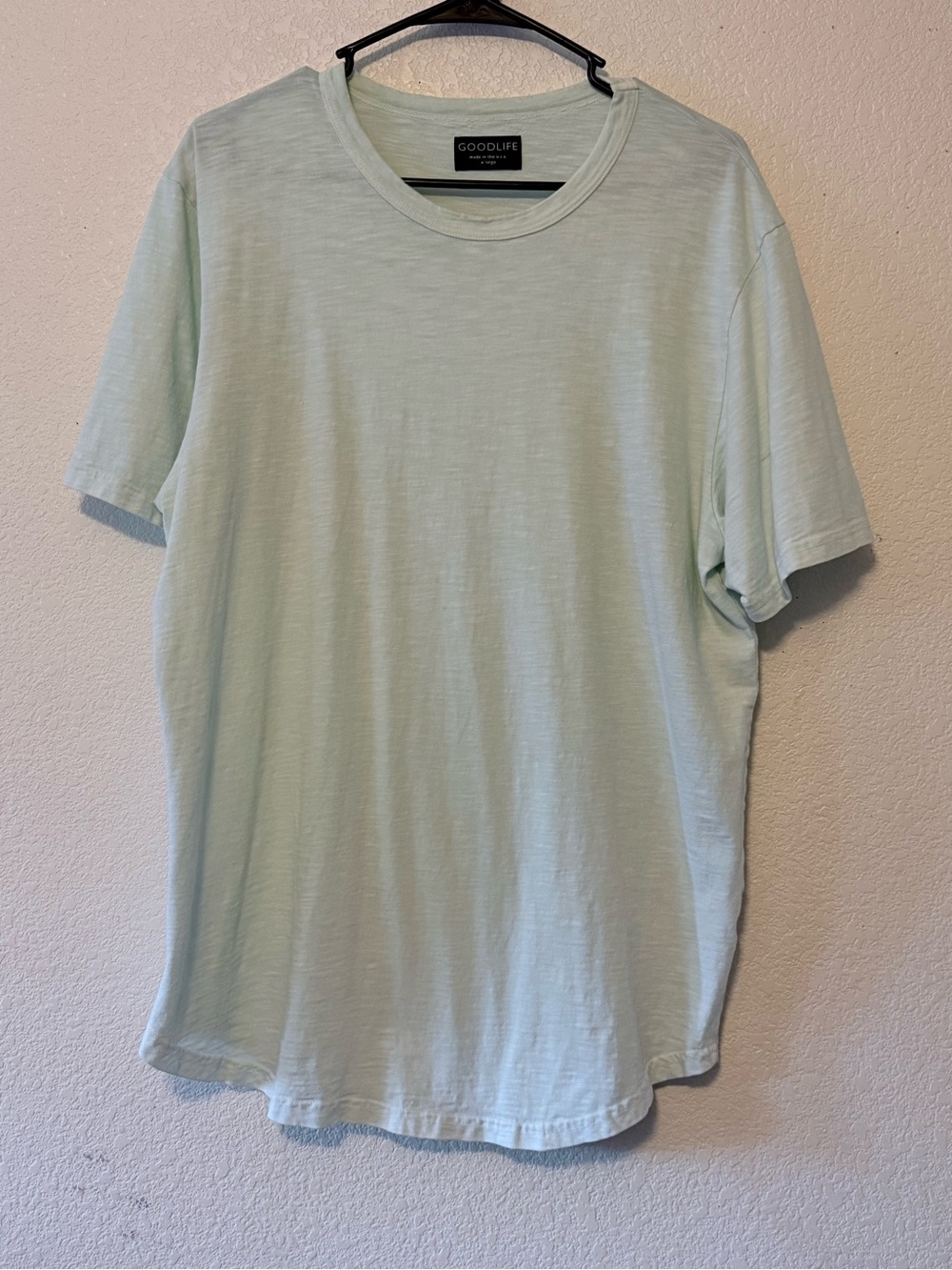 Goodlife Men’s Short Sleeve Crew Tee in Mint 0342